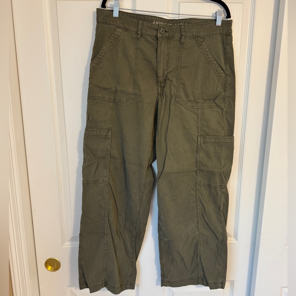 American Eagle Stretch High-Rise Utility Stovepipe Pant - Picture 4 of 8